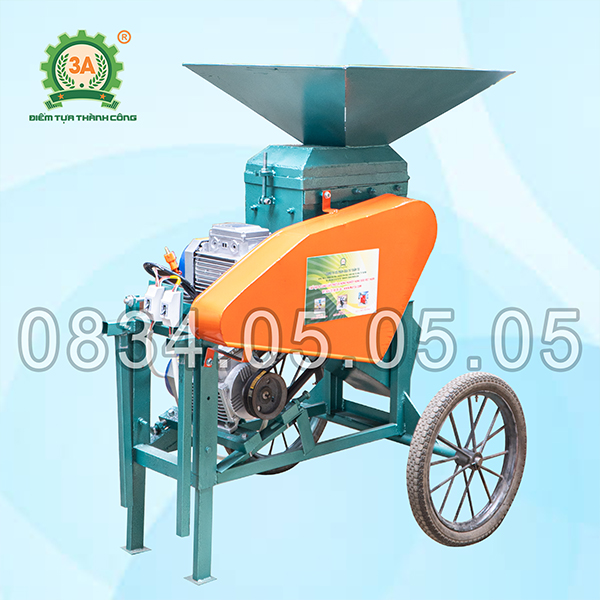 Máy nghiền đất 2 tầng di động 3A4,4KW
