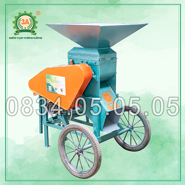 Máy nghiền đất 2 tầng di động 3A4,4KW