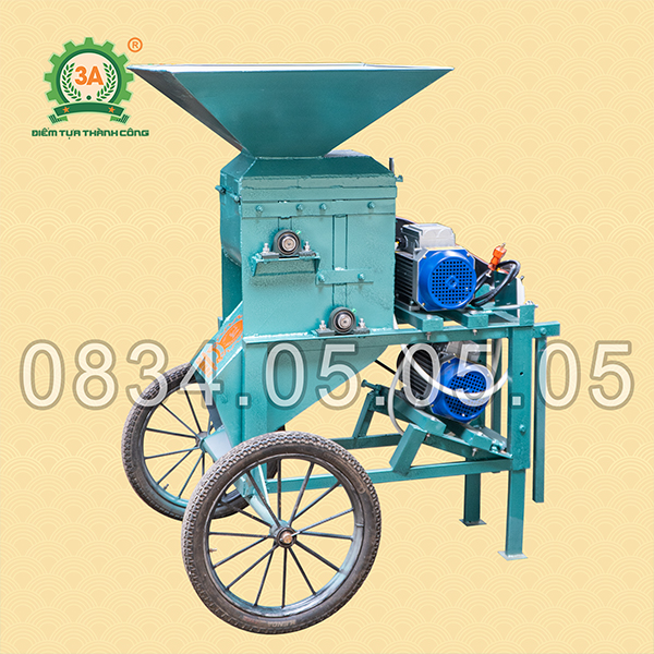 Máy nghiền đất 2 tầng di động 3A4,4KW