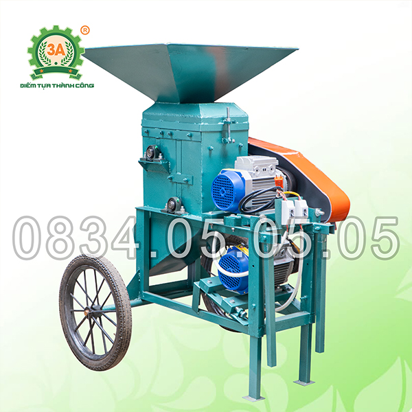 Máy nghiền đất 2 tầng di động 3A4,4KW