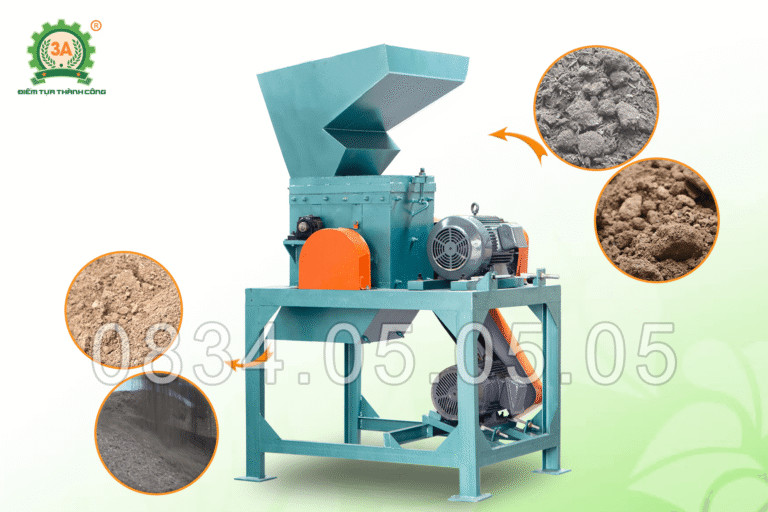 máy nghiền tơi phân bón