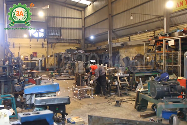 Máy nghiền đất đóng bầu 2 trục 3A3Kw (15)