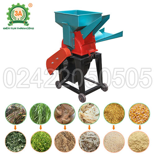 Máy nghiền ngô, băm cỏ, xơ dừa 3A3kW