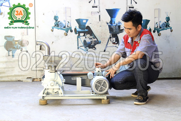 Máy nghiền thuốc bắc 3A2,2Kw có thiết kế nhỏ gọn, dễ dàng sử dụng