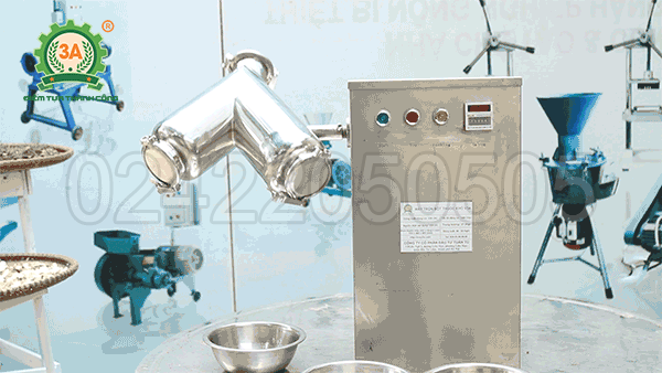 Máy trộn bột thuốc khô V3A