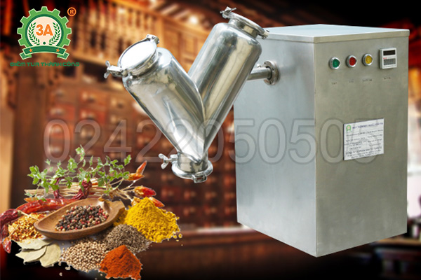 Máy trộn bột thuốc khô V3A