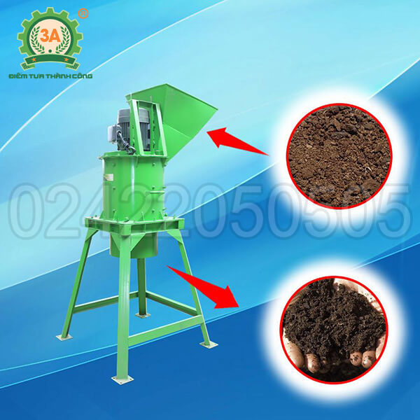 Máy nghiền tơi phân bón 3A7,5Kw
