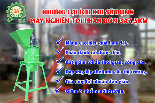 Máy nghiền tơi phân bón 3A7,5Kw (12)
