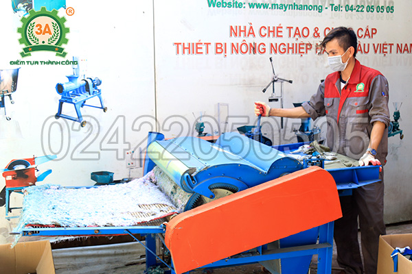 Máy nghiền vải vụn thành bông 3A4Kw giúp tái chế vải vụn hiệu quả