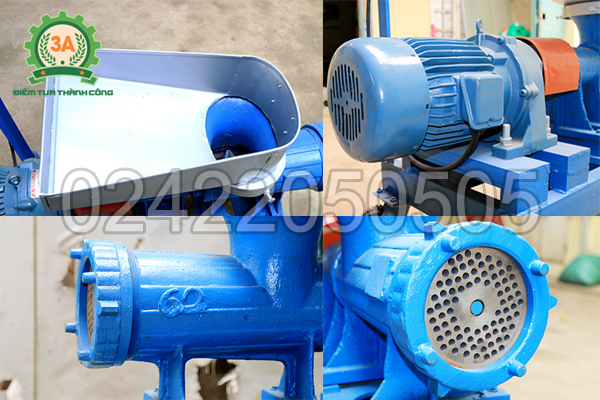 Các bộ phận của Máy nghiền xương 3A5,5Kw