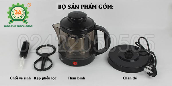 Máy pha trà, nấu nước linh chi 3A (13)