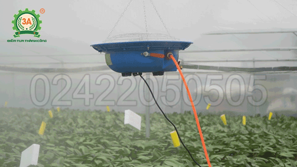 Máy phun sương tạo ẩm vườn lan