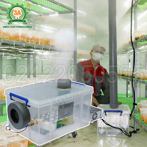 Máy phun sương tạo ẩm trồng đông trùng hạ thảo 3A510W