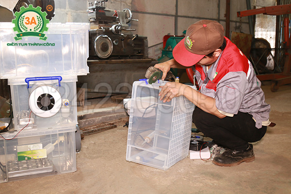 chế tạo Máy phun sương tạo ẩm tại xưởng sản xuất 3A