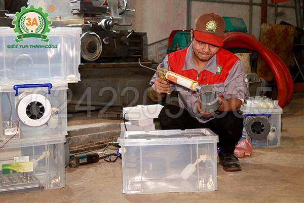 chế tạo Máy phun sương tạo ẩm tại xưởng sản xuất 3A