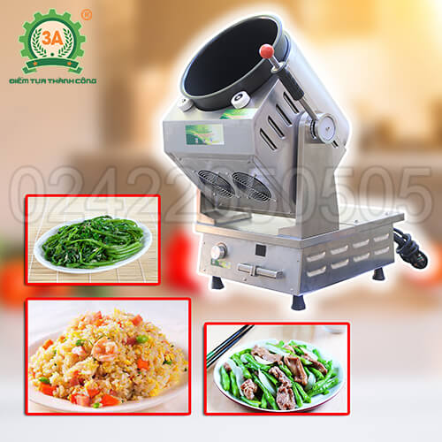 Máy rang cơm, xào rau tự động 3A