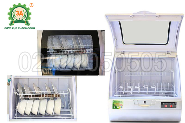Xếp bát đĩa vào Máy rửa bát gia đình 3A1200W