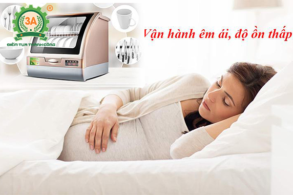 Máy rửa bát gia đình 3A1200W vận hành êm ái