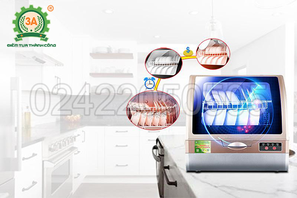 Sử dụng Máy rửa bát gia đình 3A1200W giúp bạn tiết kiệm tiền bạc và thời gian