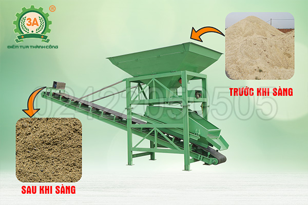 Máy sàng cát rung 3A
