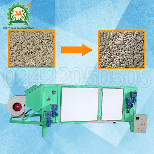 Máy sấy cám viên băng tải 3A