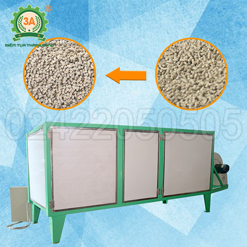 Máy sấy cám viên băng tải 3A