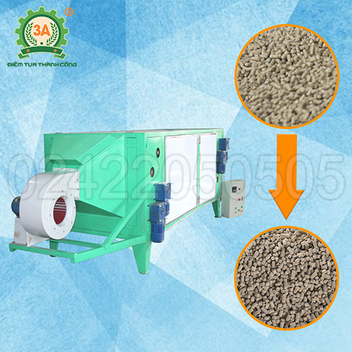 Máy sấy cám viên băng tải 3A