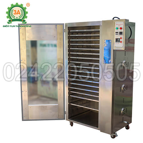 Máy sấy hải sản inox 3A4kW (20 khay)