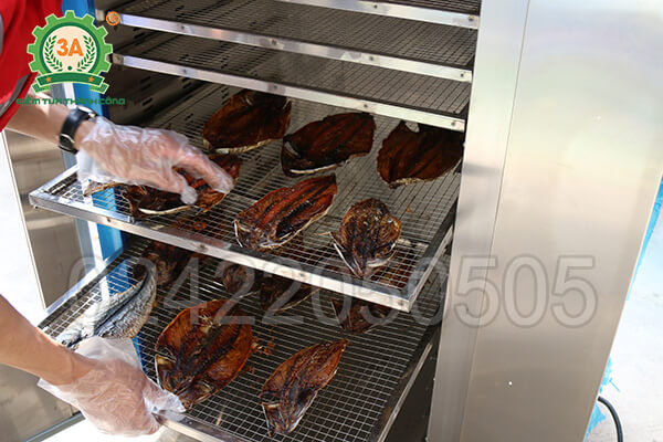 Máy sấy hải sản inox 3A4kW (10)