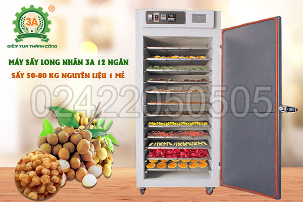 Máy sấy long nhãn 3A 12 ngăn (07)