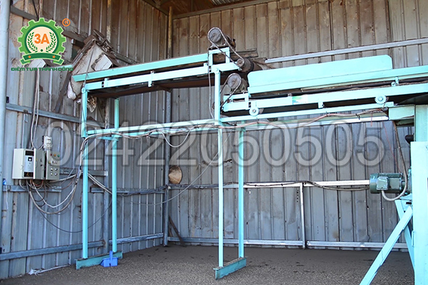 Bộ băng tải cấp liệu cho máy sấy mùn cưa 3A