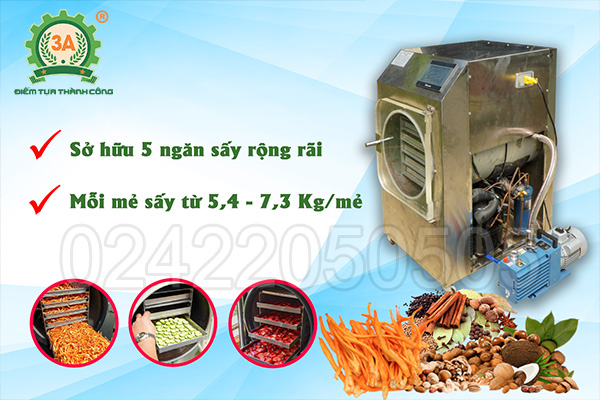 Máy sấy thăng hoa 3A HR-01 (09)