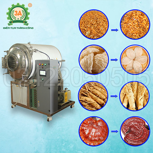 Máy sấy thăng hoa 3A 24Kg/mẻ