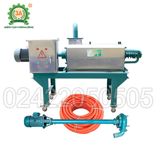 Máy tách ép chất thải chăn nuôi 3A7kW