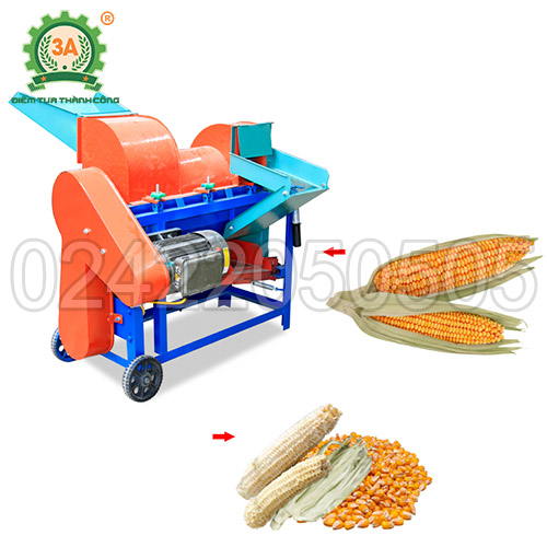 Máy bóc vỏ, tách hạt ngô 3A3kW