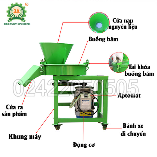 Máy thái chuối dạng lát 3A2,2kW (14)