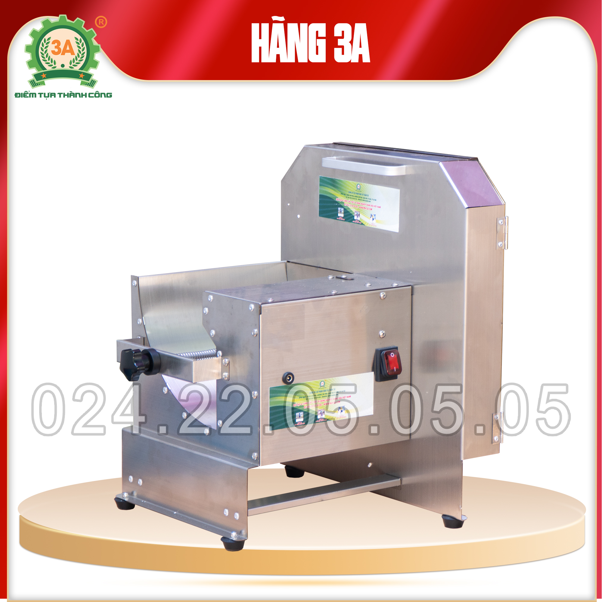 Máy thái lát củ quả inox 3A40W