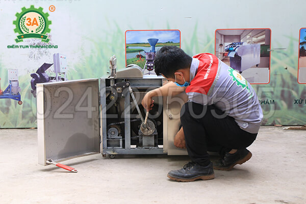 Máy thái dược liệu băng tải 3A2,2kW (07)