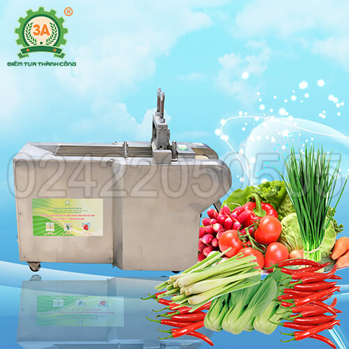 Máy thái ớt, sả, hành lá 3A1,5KW (có băng tải)