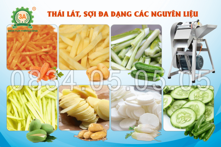 máy thái sợi rau củ quả inox