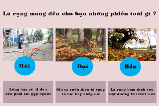 Máy thổi lá, hút lá cây sẽ xử lý hết các phiền toái này