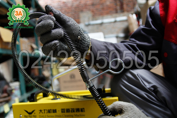 Nối lò xo máy thông cống A99