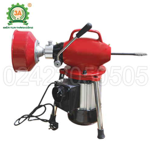 Máy thông cống, thông tắc lò xo 3A500W