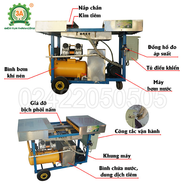 Máy tiêm bịch nấm 3A2,2kW (14)