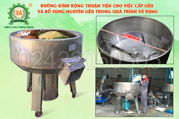 Máy trộn nguyên liệu đa năng 3A4kW (05)