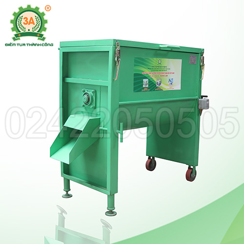 máy trộn phân bón trục ngang 3A3kw