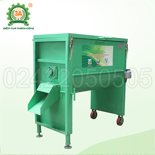 Máy trộn phân bón trục ngang 3A3Kw