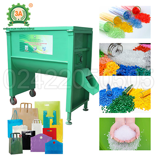 Máy trộn phân bón trục ngang 3A3Kw