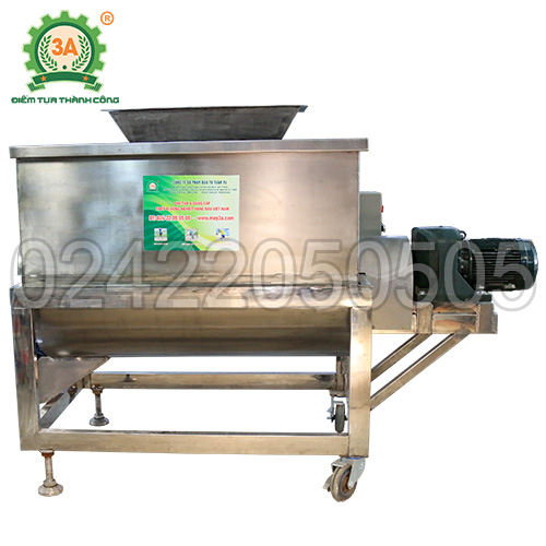 Máy trộn trục ngang inox 3A5,5Kw