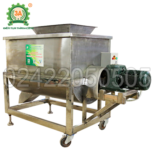 Máy trộn trục ngang inox 3A5,5Kw